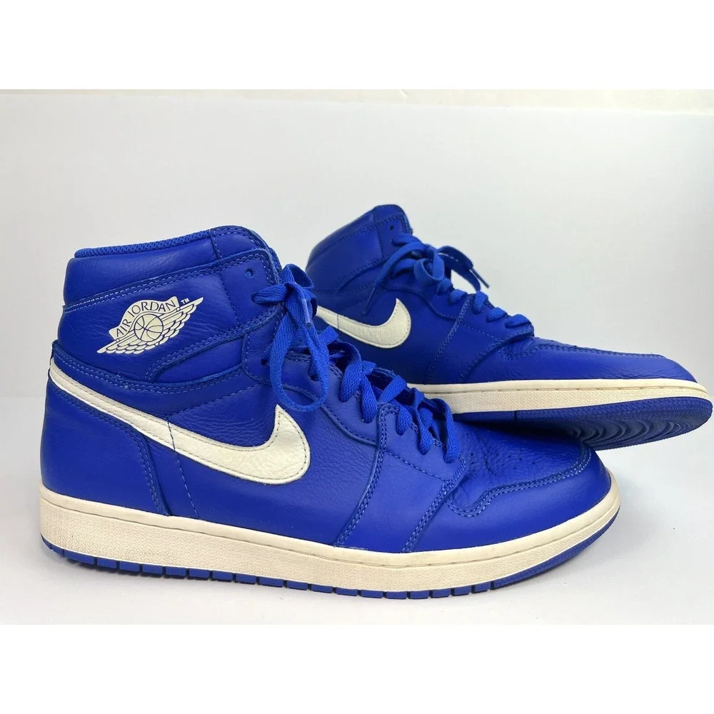 Nike Air Jordan 1 Retro High OG Hyper Royal Men's Size 12 Shoes 555088-401
